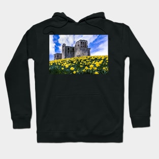 Spring at Warkworth Castle Hoodie